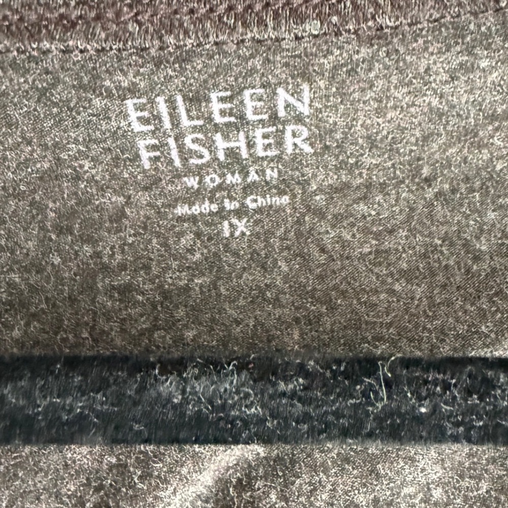 Eileen Fisher Woman brown Pintuck Scoop Neck Tunic Top 1X 3/4 Sleeve - Picture 3 of 6